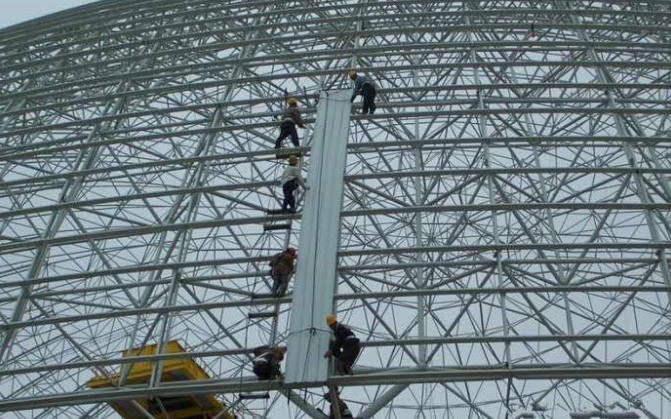 吴江网架装配好以后应当留神哪八项验收事件