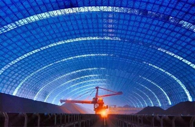 吴江亿优钢构工程师为您解析原料场封闭技术的特点和类型